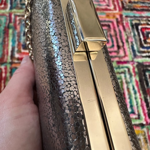 Banana Republic gold and silver evening bag/clutch - Picture 4 of 16